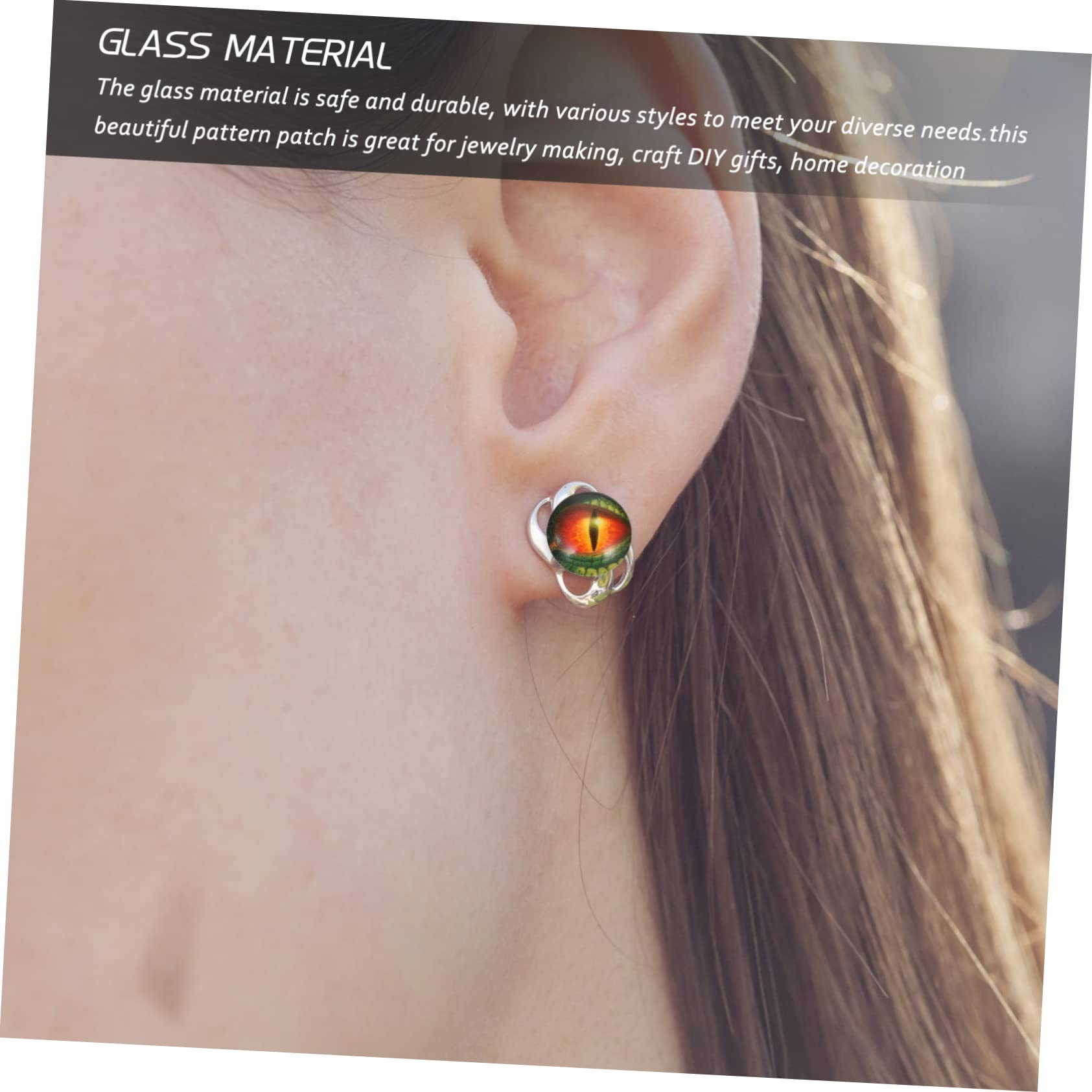 STOBOK 400pezzi Titolo Prodotto Patches Rotondi Per Creazioni Fai Da Te Gemstone Patch Per Gioielli Decorazioni e Accessori Artigianali