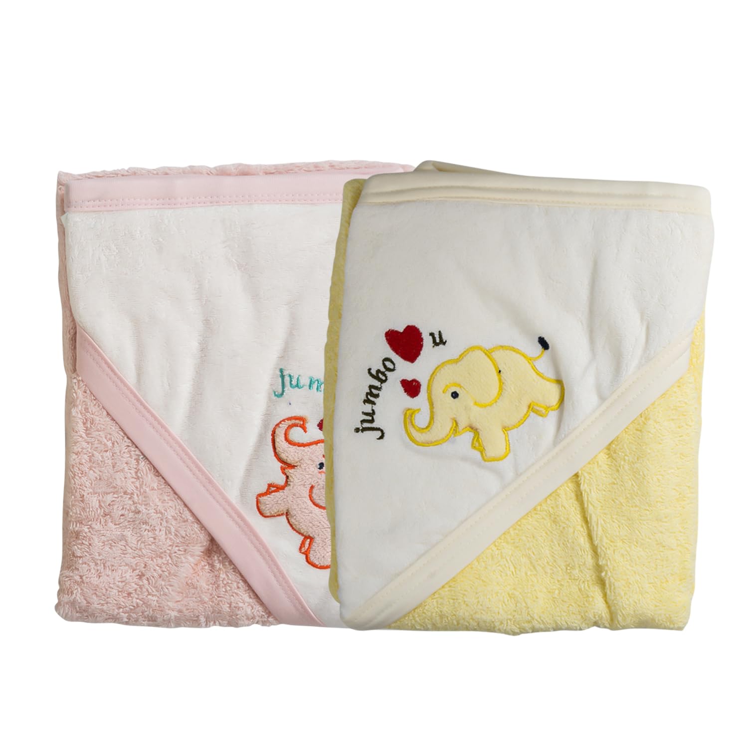 BAYBEE Pure Cotton Baby Terry Towel for New Born Babies, Washable Absorbent Soft Swaddle Wrapper for Baby | Baby Muslin Burp Cloth Bath Towel Wrap Clothes for Newborn Baby (Pack of 2)-image-21