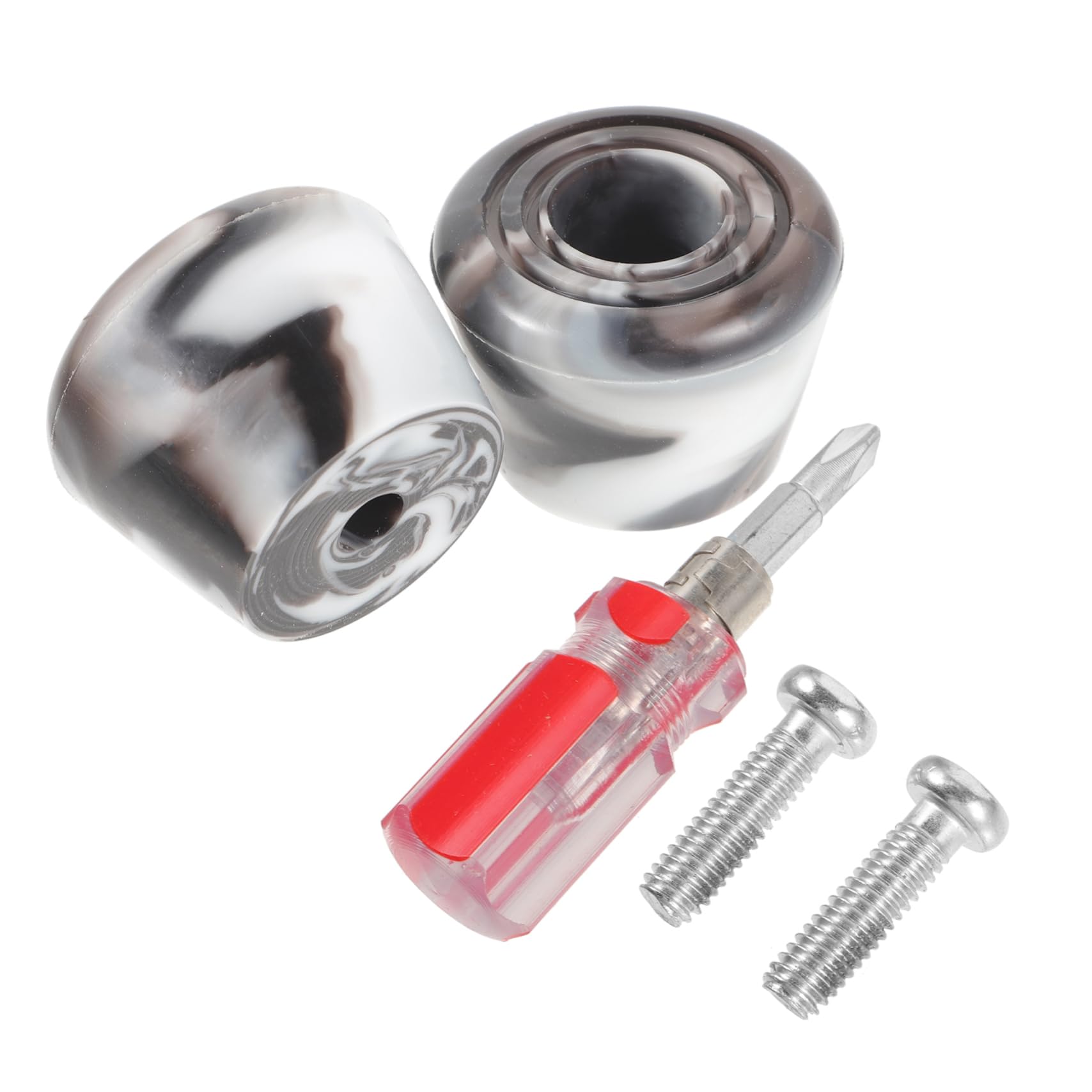 HEMOTON Les Plaquettes de Frein Accessoires de Patinage à Rouleaux Bouchons de Patinage à roulettes Bouchons de Frein de Patin à roulettes Bouchons d'orteil de Patin à roulettes