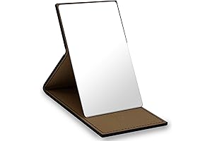 Compact, Unbreakable Pocket Mirror: Essential Grooming Companion for Men