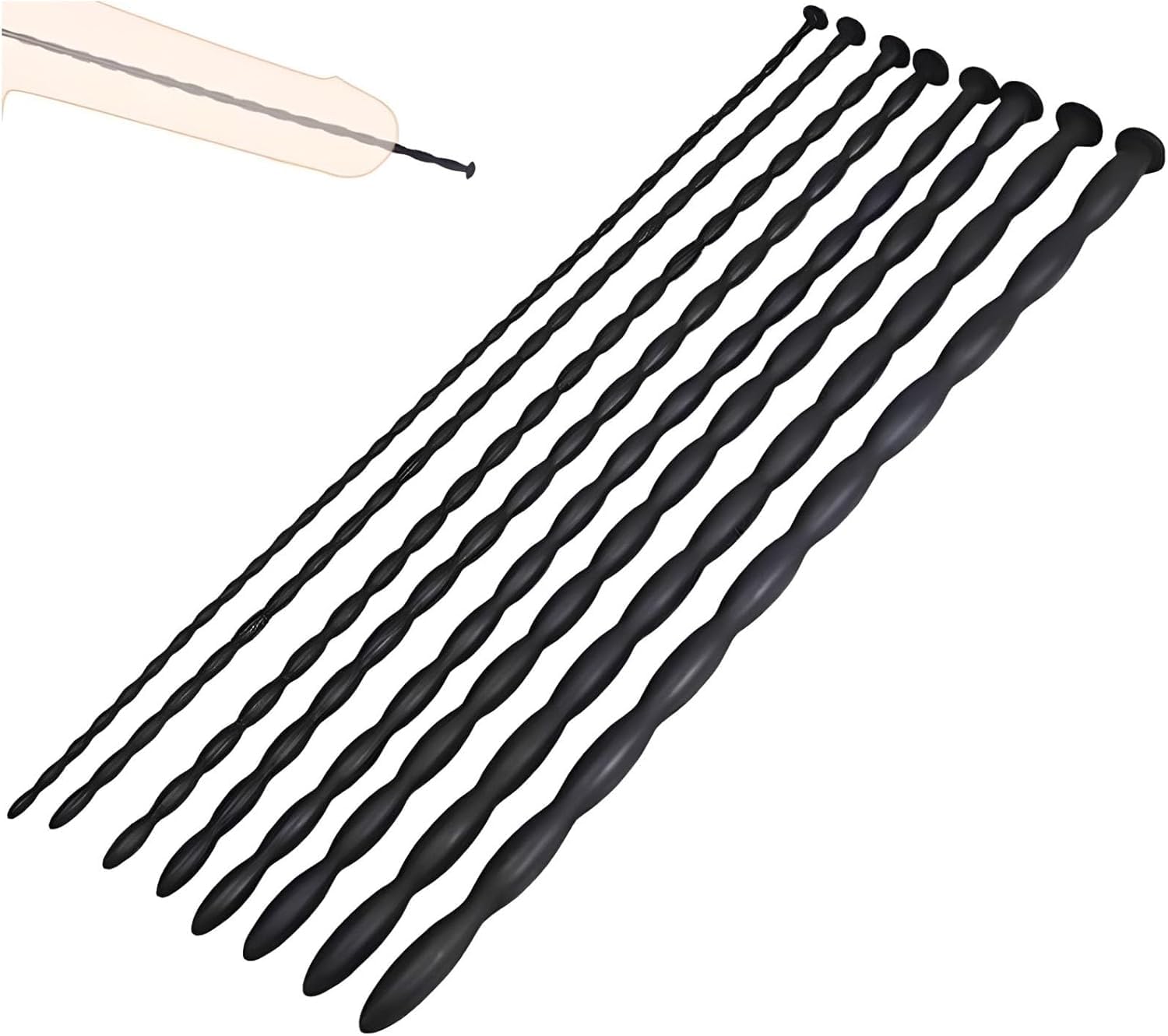 Dilator Set mit 8 stk für Männer – Harnröhren Dilatatoren Silikon Penis Plug – Katheter Harnröhre Mann – Sexspielzeug für Männer Flexible Dilatoren für Männer zur Stimulation & Prostata Massage