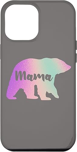 Funda gris para iPhone 14 Plus Rainbow Mama Bear