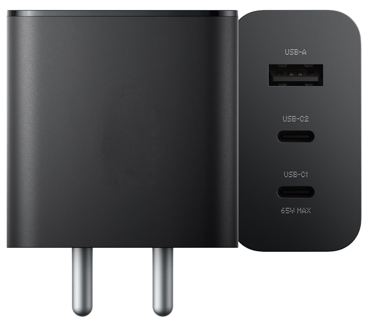 65W USB-C Charger Rapid Fast Charging Adapter with PPS/PD Black Charger Adapter Only