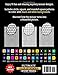 Ultimate Color by Number Mystery Mosaics: Coloring Book for Adults - Circles, Squares, Rounded Squares on Black and White Backgrounds