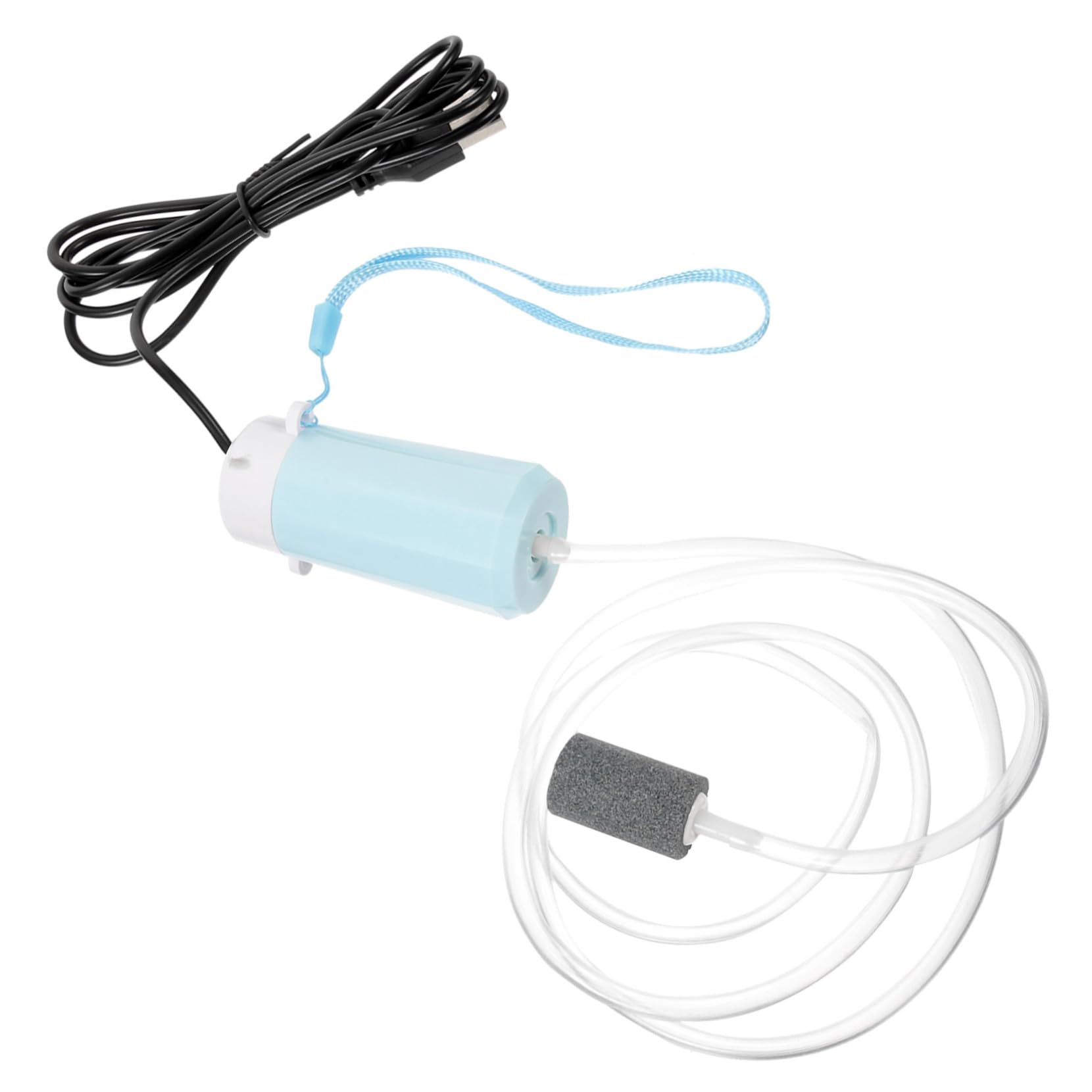 Toddmomy 4kawałki Usb Wodna Pompa Tlenowa Do Akwarium Cicha i Wydajna Pompka Tlenowa Do Ryb Oraz Łowisk Zasilana Przez Usb