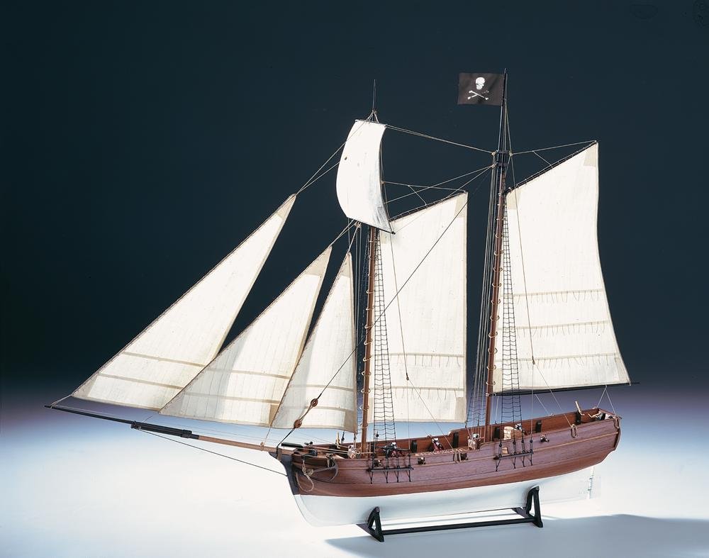 Abenteuer Piraten Schiff Boot Modellbau Bausatz 1/60