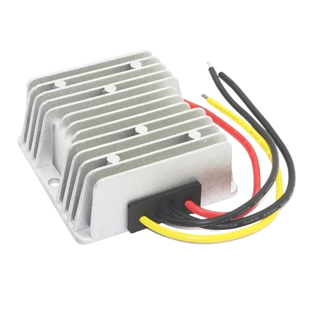 PWANUIGTE 30-75V to 12V 5A 10A 15A 20A DC Buck Power Converter 36V 48V 60V to Step Down Voltage Regulator Car Supply(12V 10A)