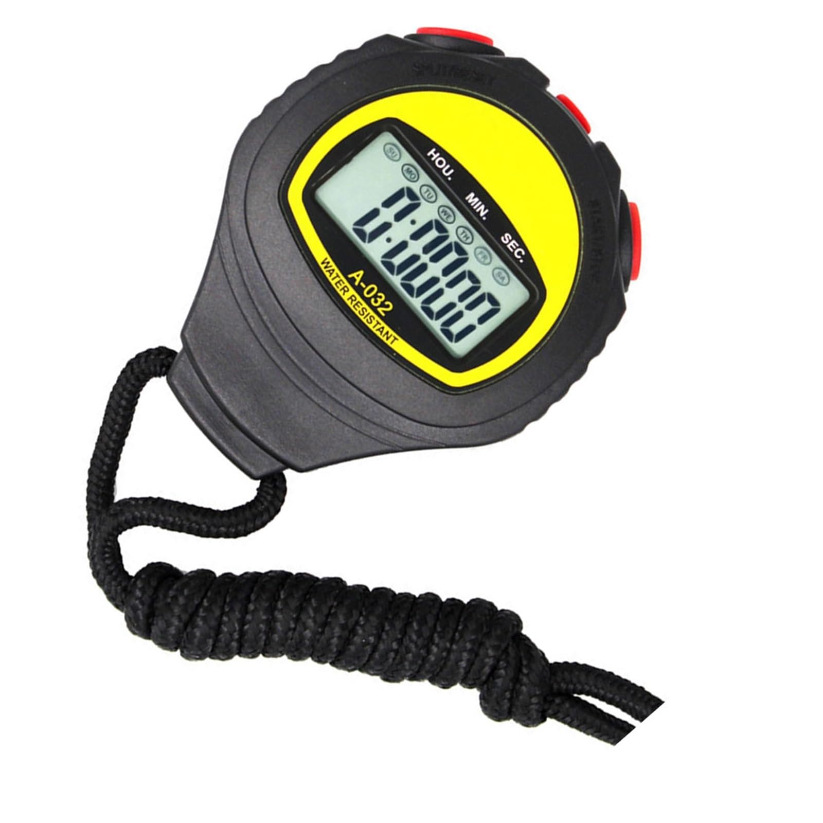 Duży wyświetlacz Timer do biegania Sędzia sportowy Trener Timer Wodoodporny stoper do biegania,Stoper