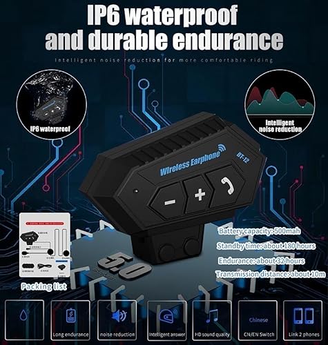 Miniatura 6 de Casco Bluetooth Moto Retro Medio Jet para hombre mujer adulto, ABS ventilado con revestimiento desmontable, visera retráctil, vintage para