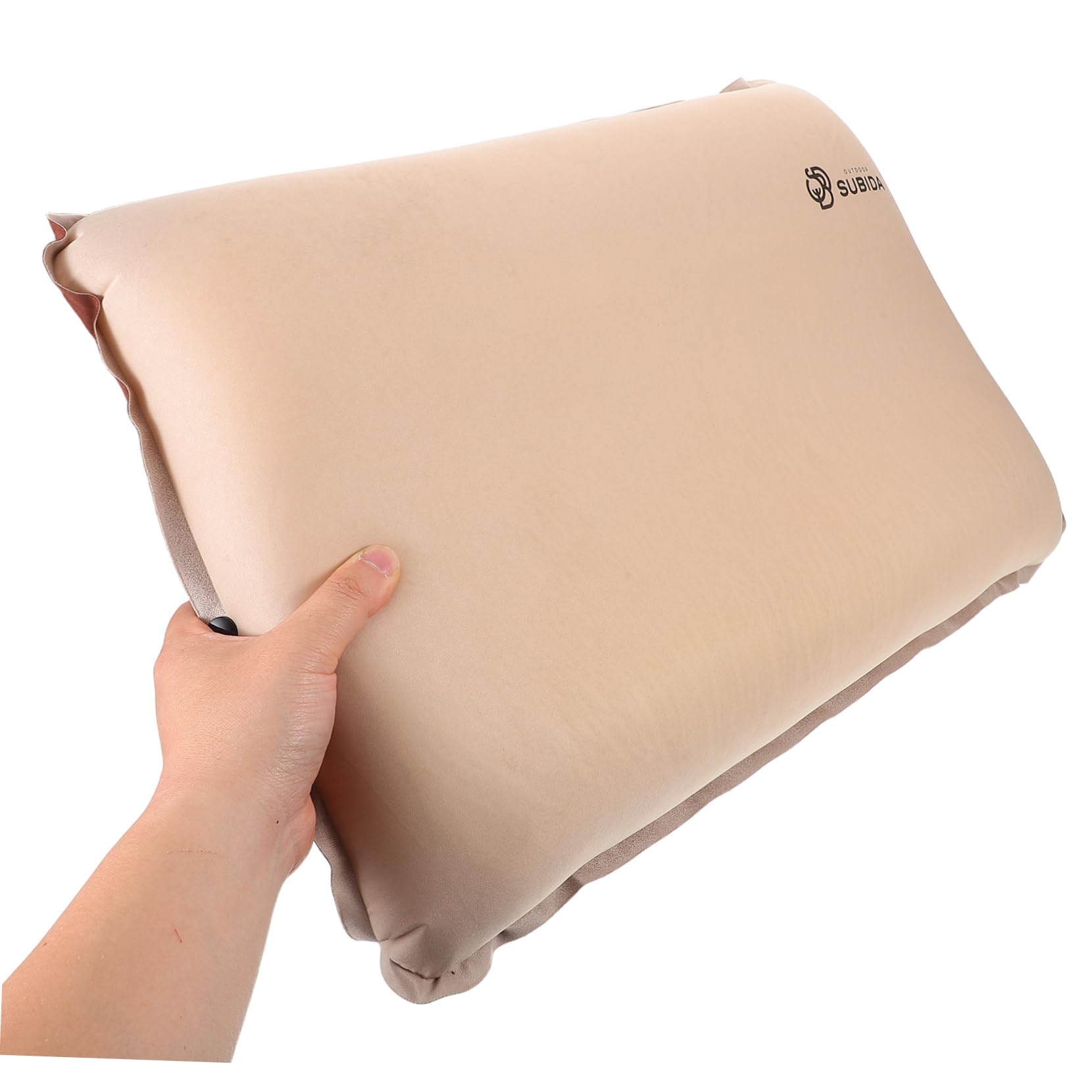 GANAZONO Almohada de Viaje Inflable, Almohada Compacta Tecnología Autoinflable, Ergonómica y Resistente al Agua para Camping y Actividades al Aire Libre