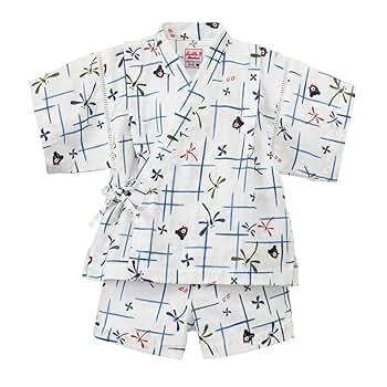 Amazon.co.jp: 【 ミキハウス ダブルビー 】 甚平スーツ 上下