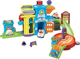 VTech 80-150203 Toot-Toot Drivers -Police Station, Delux Set