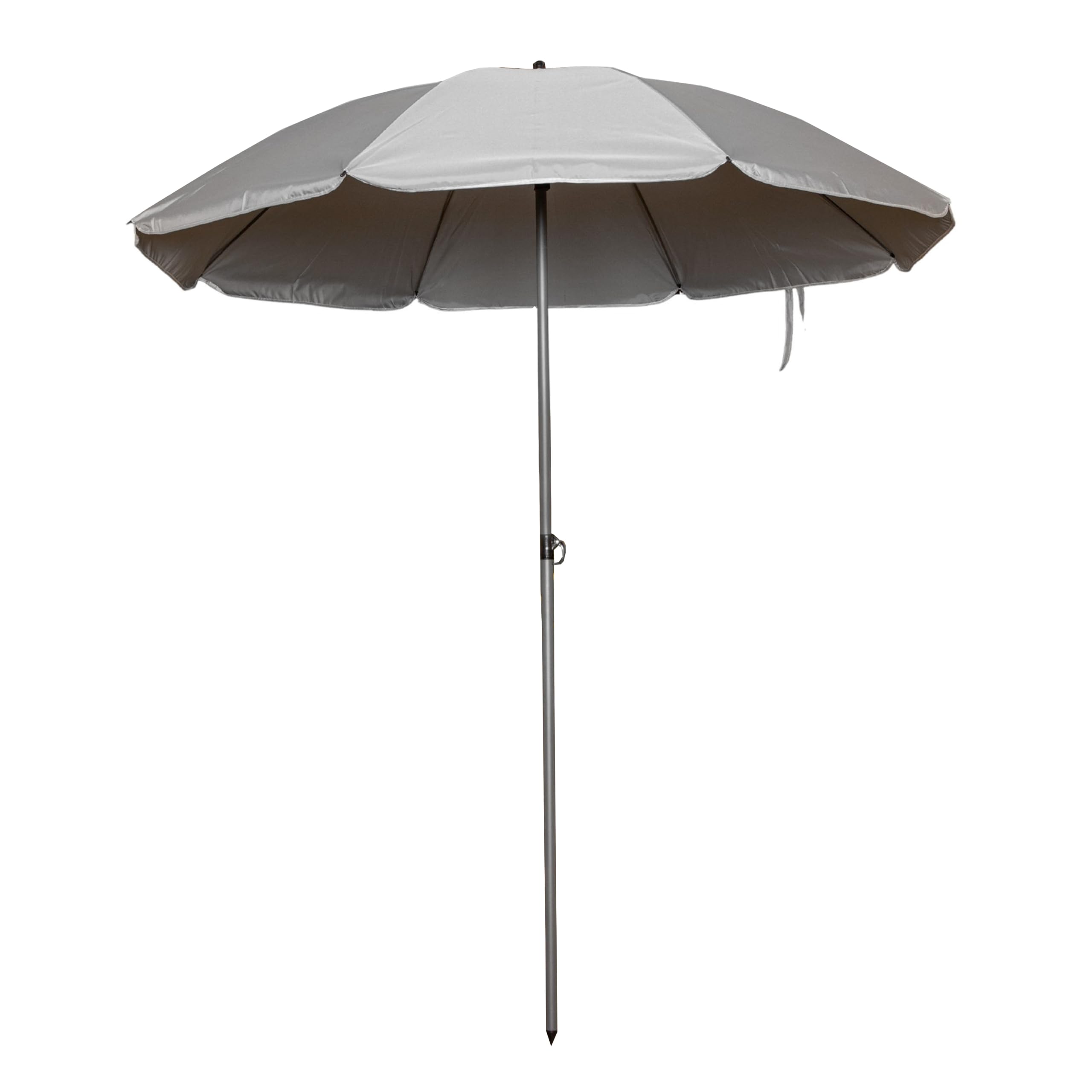 Samuel Alexander Unisex Grey 1.7M Outdoor Garden Patio Parasol Sun Shade In