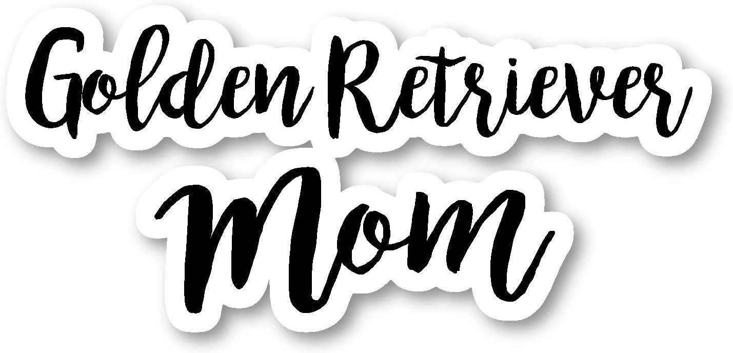 Golden Retriever - Dog Mom Stickers Window Truck Car Vinyl Bumper Sticker Decal 5''