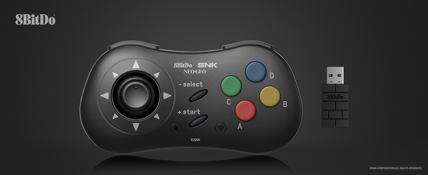 Amazon.com: 8Bitdo NEOGEO Wireless Controller with Classic Click