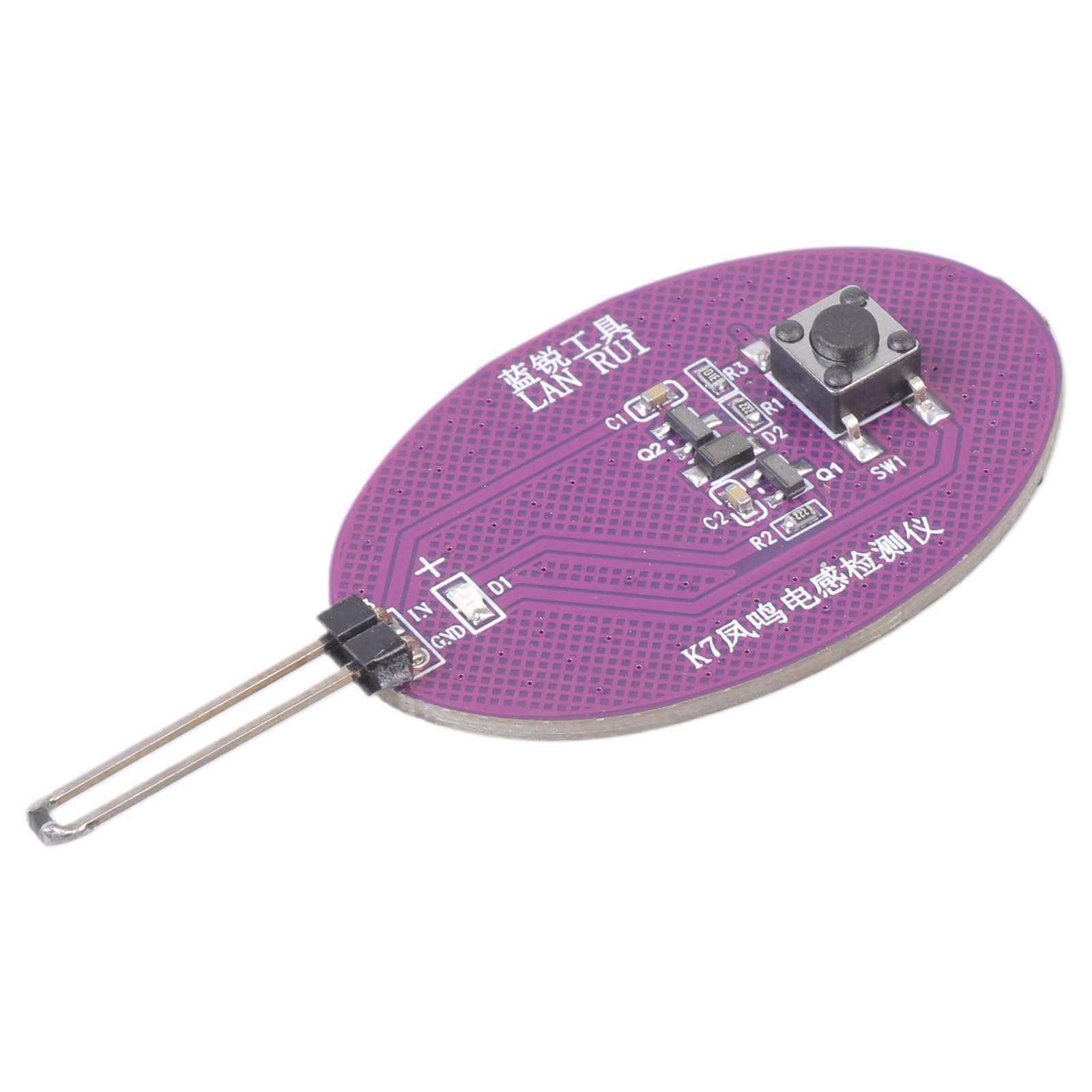 Hzbb Red Hand Press Inductors Testing Device For Circuit Board Analysis Compact With Led Condition Indicators Electromagnetic Inductions Fault Locators