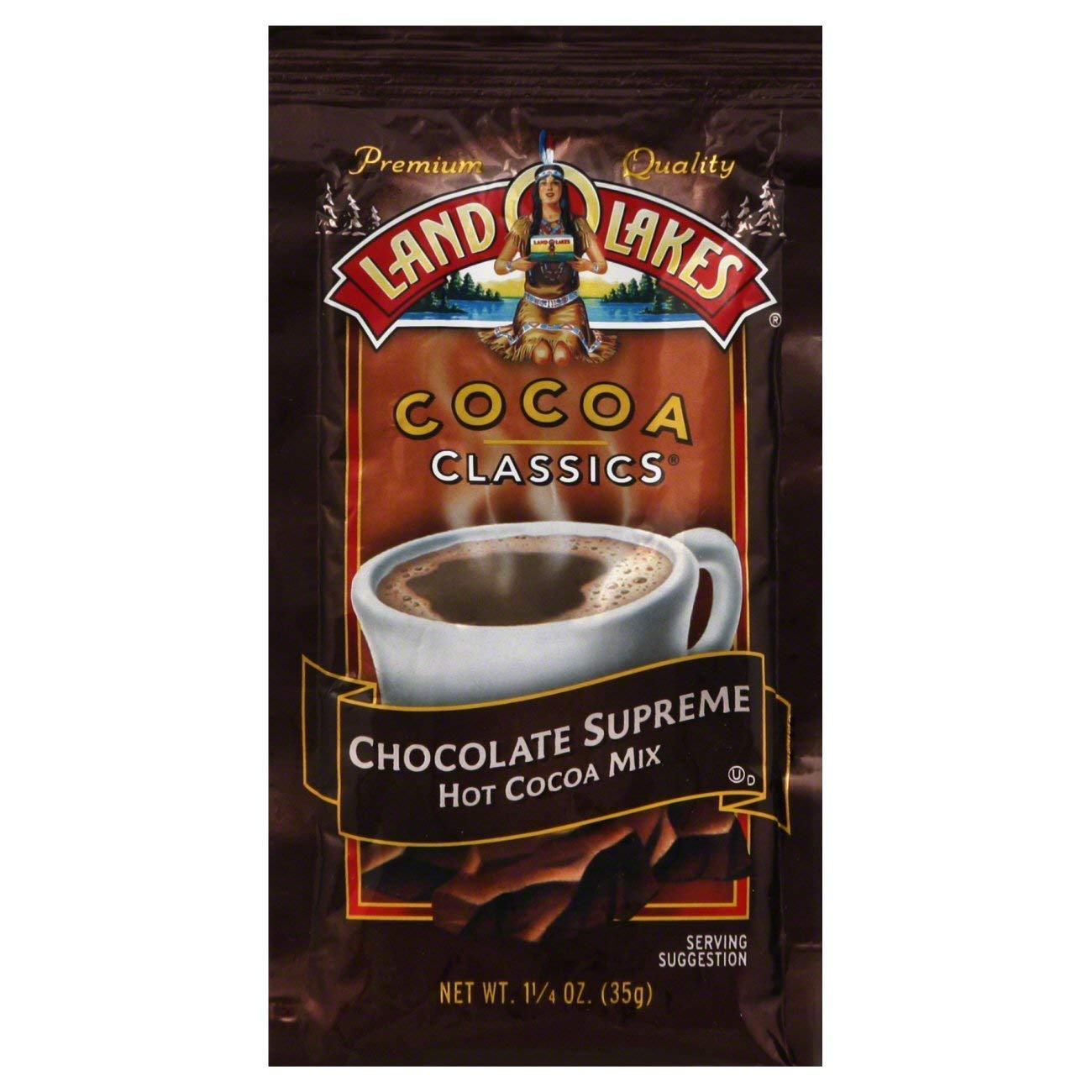 Amazon.com : Land O' Lakes Hot Cocoa Mix, Chocolate Supreme, 1.25