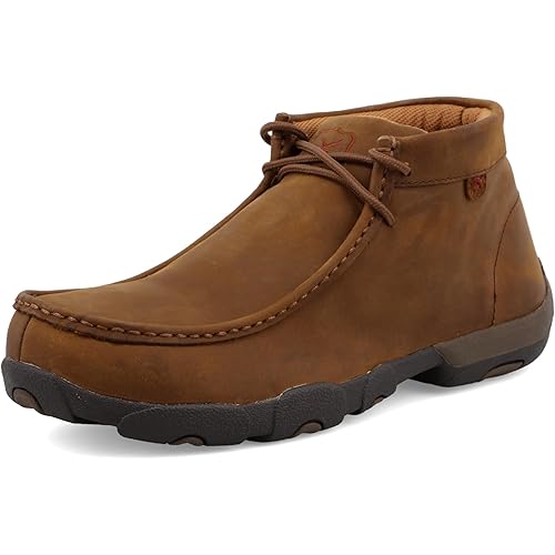 Twisted X mens Work Steel Toe Chukka Driving Moc