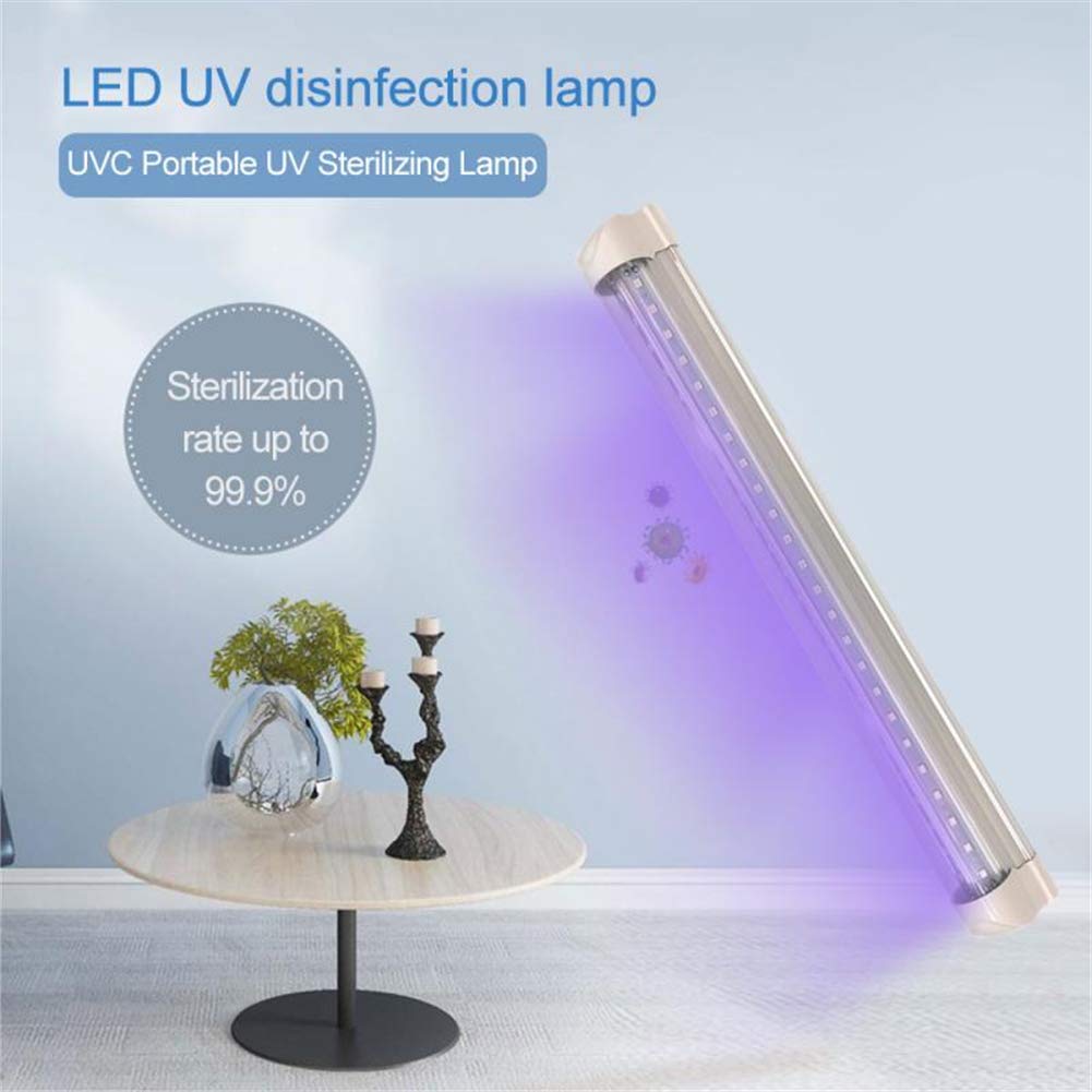 10W UV Esterilizador Lámpara, Handheld portable ultravioleta lámparas de cuarzo Fixture de luz UVC para el filtro de aire del hogar Viajes