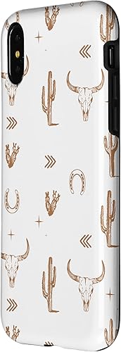 Miniatura 8 de Funda divertida para iPhone 11 Western Country Boho Southern Bull Skull Pattern Funny South