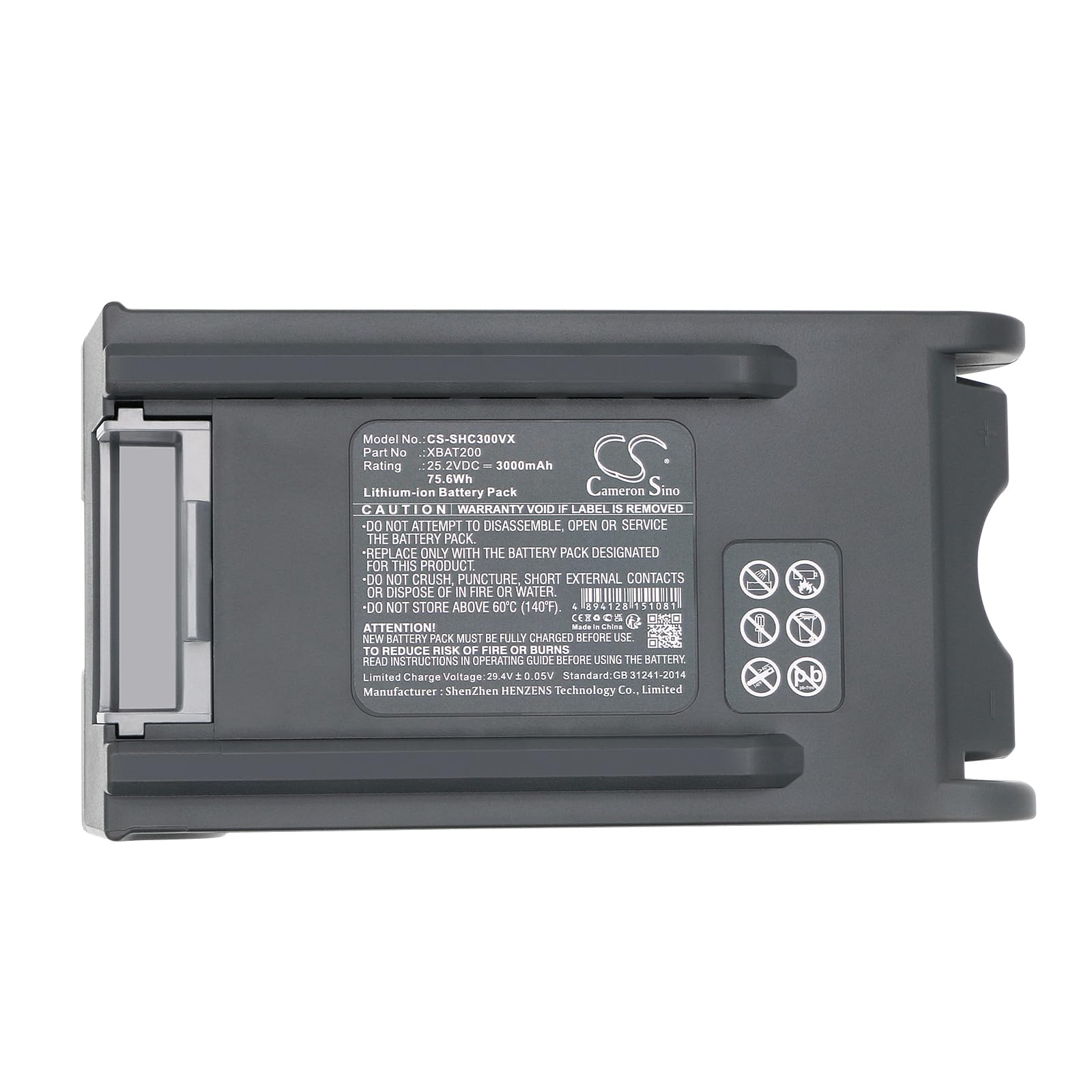 DRAWBELL DAWBELL Replacement Battery for S'hark IC205,IC205CCO,IC200C,IC200W,IF201, IF202,IF203Q,IF205,IF251,IF252,IF281,IF282,IF285,IR141,IF142,Part NO XBAT200,XBAT200EU (3000mAh/75.6Wh)
