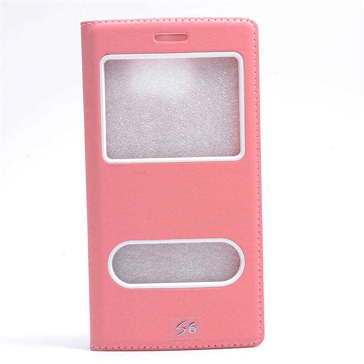 Zore 7469 Galaxy S6 ile Uyumlu Kılıf, Dolce Case, Pembe Açık