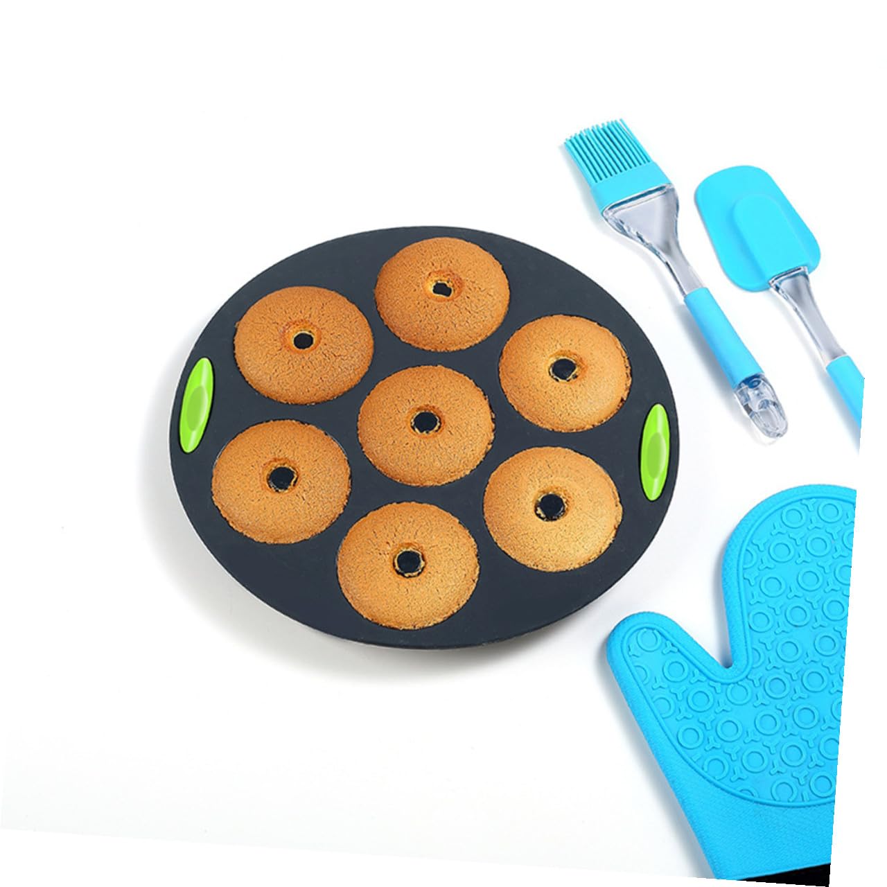 ABOOFAN Moldes de Silicona para Repostería Set de 5 para Hornear, Reutilizables y Fáciles de Limpiar en Cocina Familiar