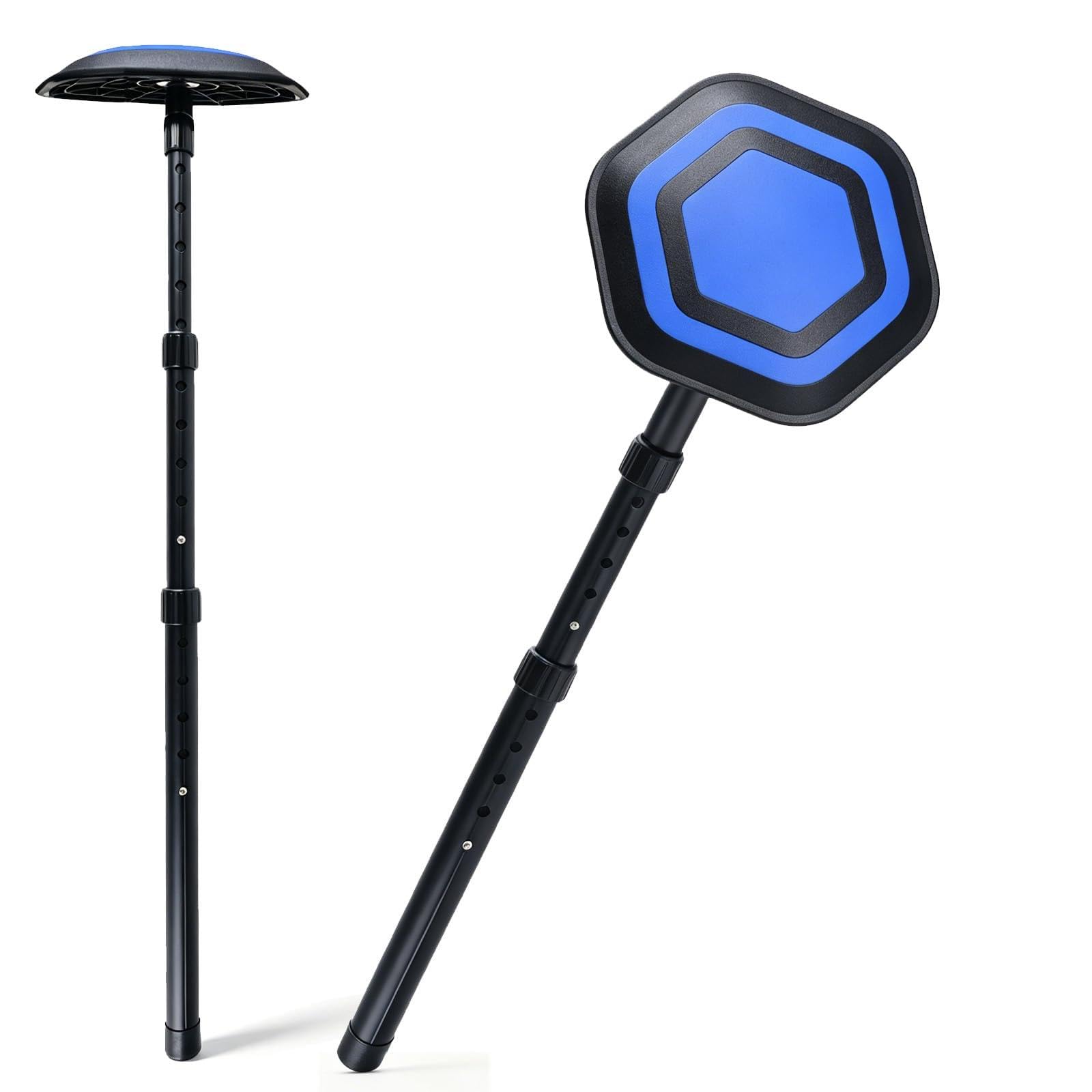 Wovella Adjustable Golf Travel Bag Support Pole, 25 to 52 Inches Aluminum Four-Section Adjustable System for Golf Club Bags