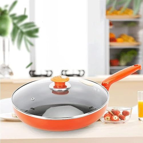 Miniatura 2 de HESNDpdg Skillets Cookware Pan Plate Wok Induction Stainless Stove Stainless Steel Saucepan Nonstick Garden Frying Pan Cookware