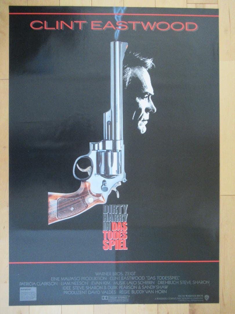 Amazon.co.jp: 劇場用映画ポスター「ダーティーハリー5」ドイツ版1