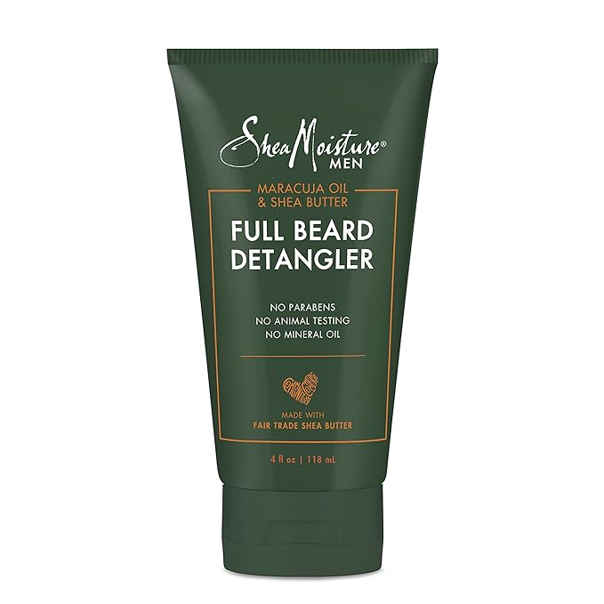 SheaMoisture Full Beard Detangler for Full Beards Maracuja Oil and Shea Butter Paraben Free Beard Detangler 4 oz