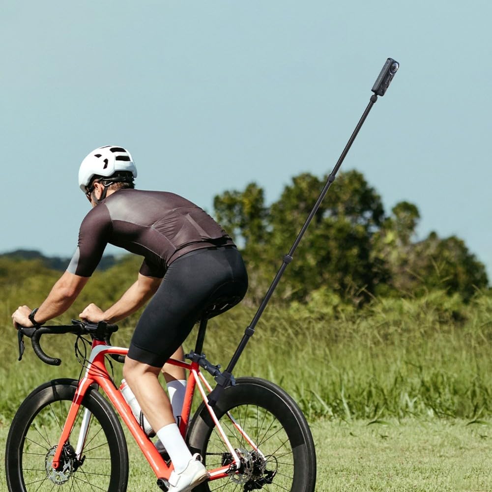 Kit di montaggio per moto Insta360 One X5/X4, 360° multi-angolo di estensione asta di estensione morsetto accessorio per ciclismo