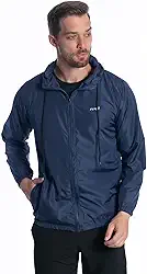 Jaqueta Corta Vento Impermeável Masculina Com Capuz