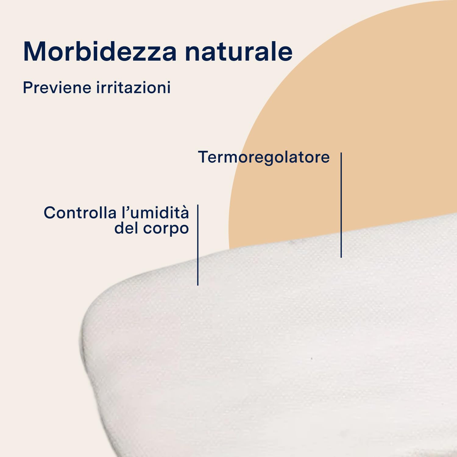 PEG Mattress Cover - Coprimaterasso Traspirante in TENCEL™ per Navicella - Compatibile con tutte le Culle Peg Perego