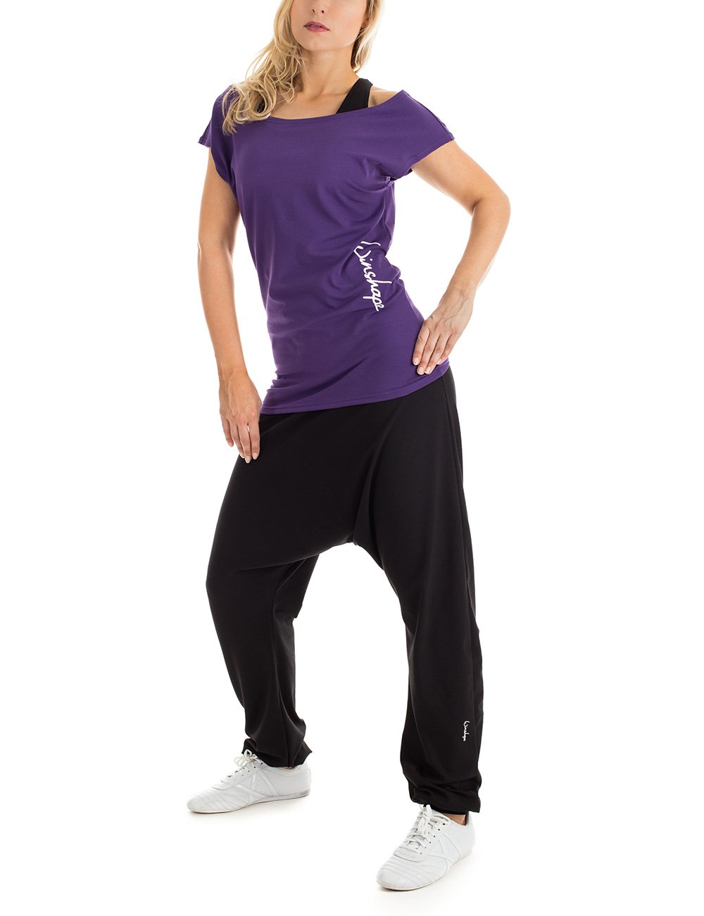 Winshape WH7 Pantaloni alla turca, da donna, adatti per il fitness, la danza, il tempo libero