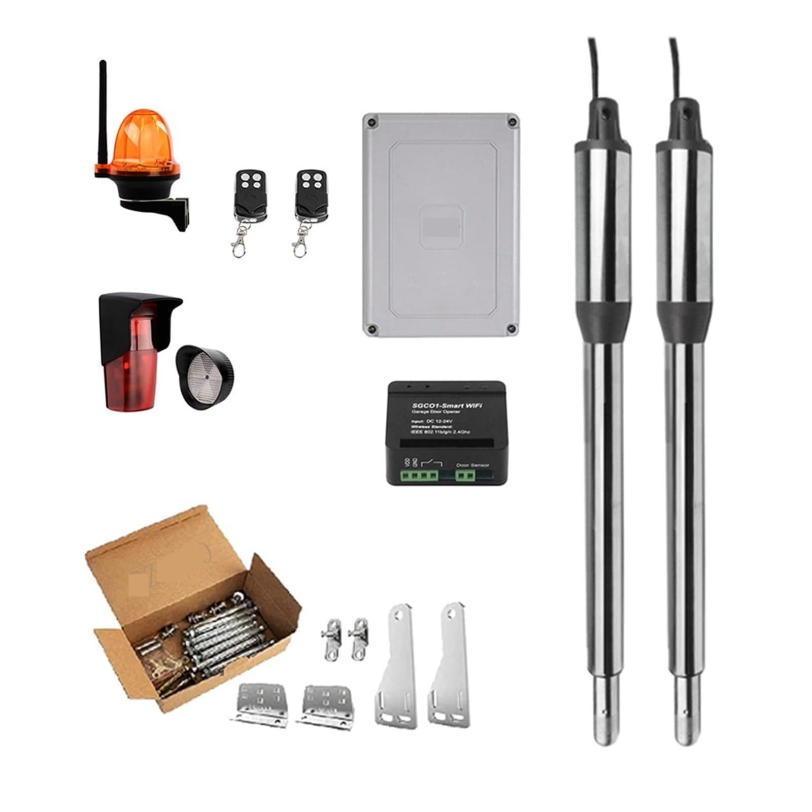 Motor para puerta corredera y batiente Xhouse KIT N, actuador lineal para portón automático de casa