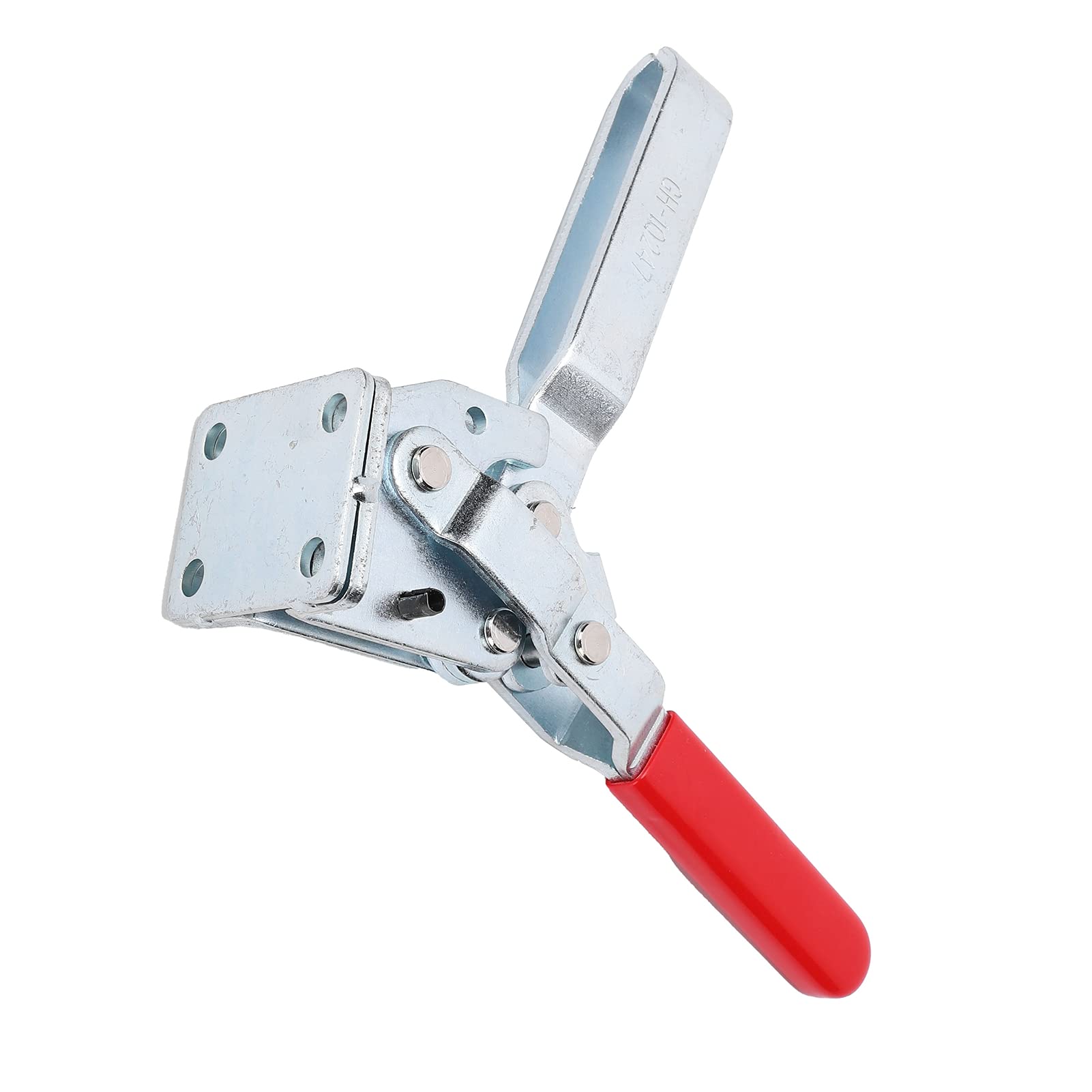Abrazadera de palanca de liberación rápida vertical GH - 10247, capacidad de sujeción de 450 kg; abrazadera de palanca vertical para máquinas de carpintería, abrazadera de hierro