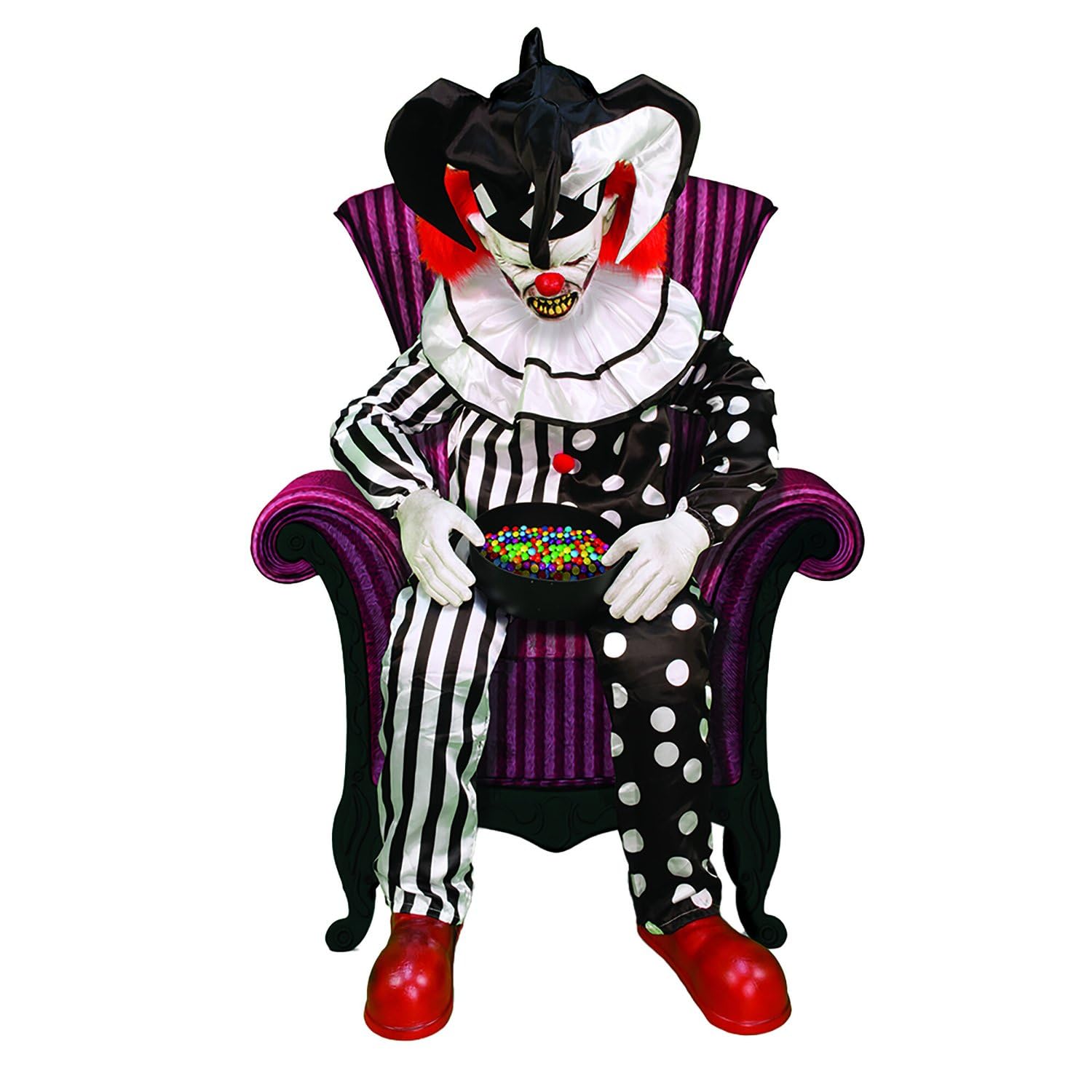 Sitting Scare Clown