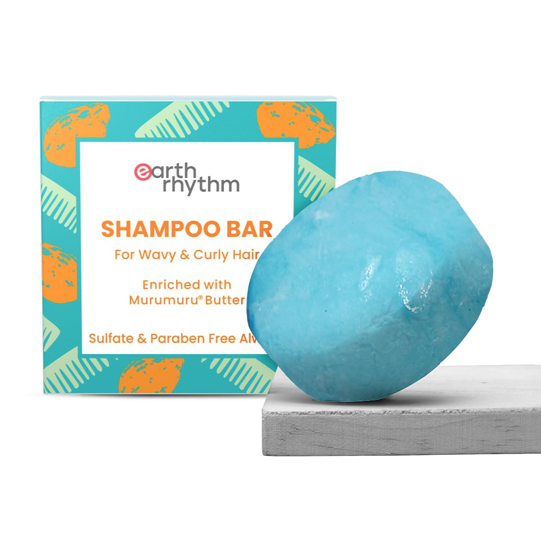 Buy Earth Rhythm Murumuru Butter Shampoo Bar with Vitamin E for Dry