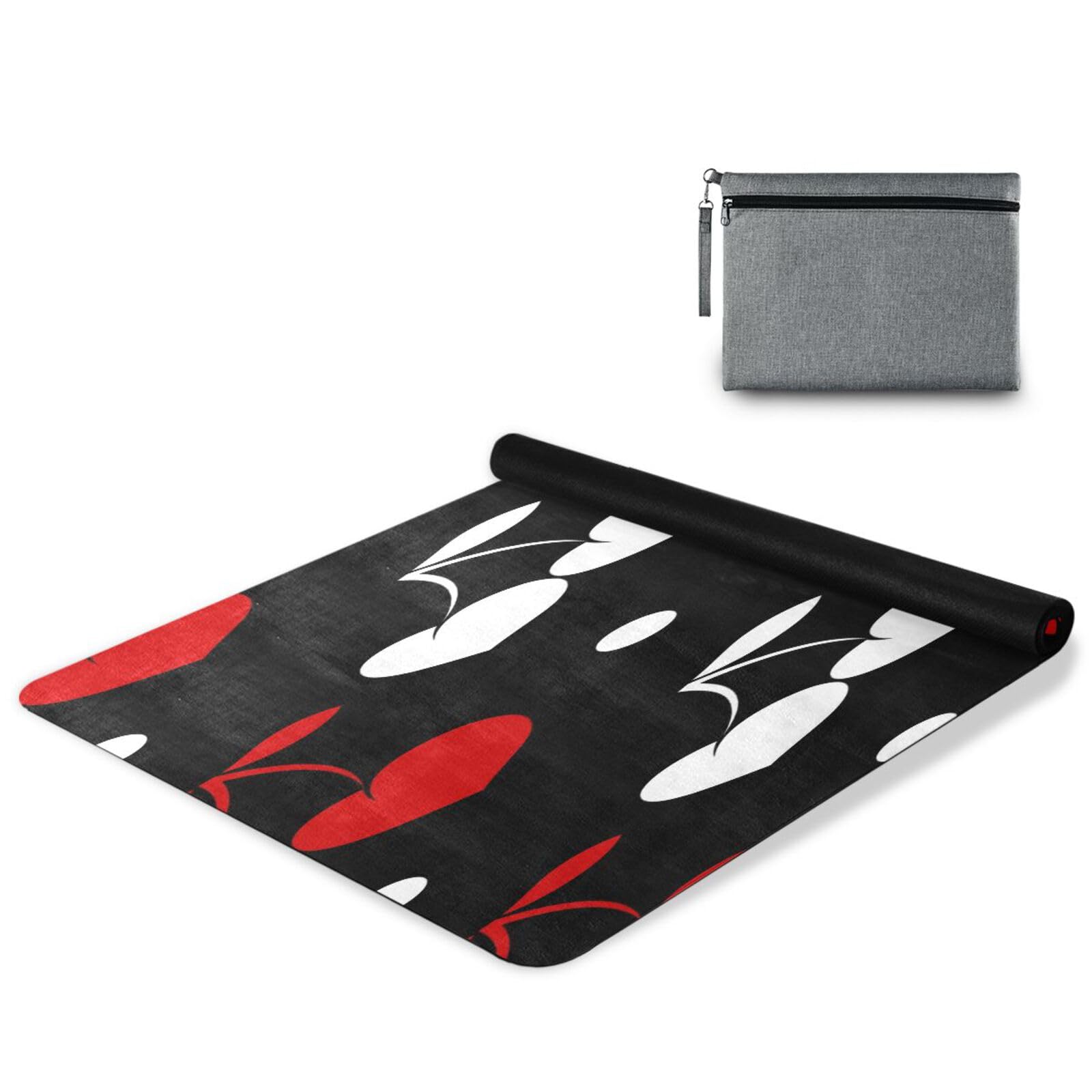 pnyoin Heart Shaped Berry Yoga Mat for Women Men 71