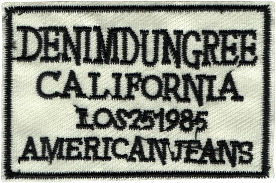DenimDungree Applique Embroidered Sew-on Patch ; Size: 7.5cm x 4.5cm for Jackets, Bags, Caps, T-Shirts, Jeans, Outdoor Clothing (1 Piece). (Code: SBX-108)