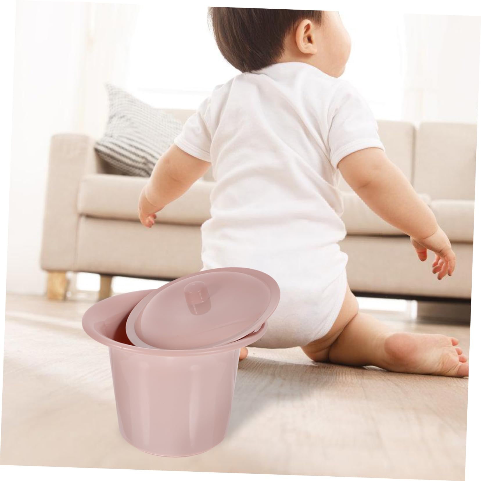 Didiseaon Travel Pee Pot for Adults Lid for Old Men Hospital Use and Potty Training Random