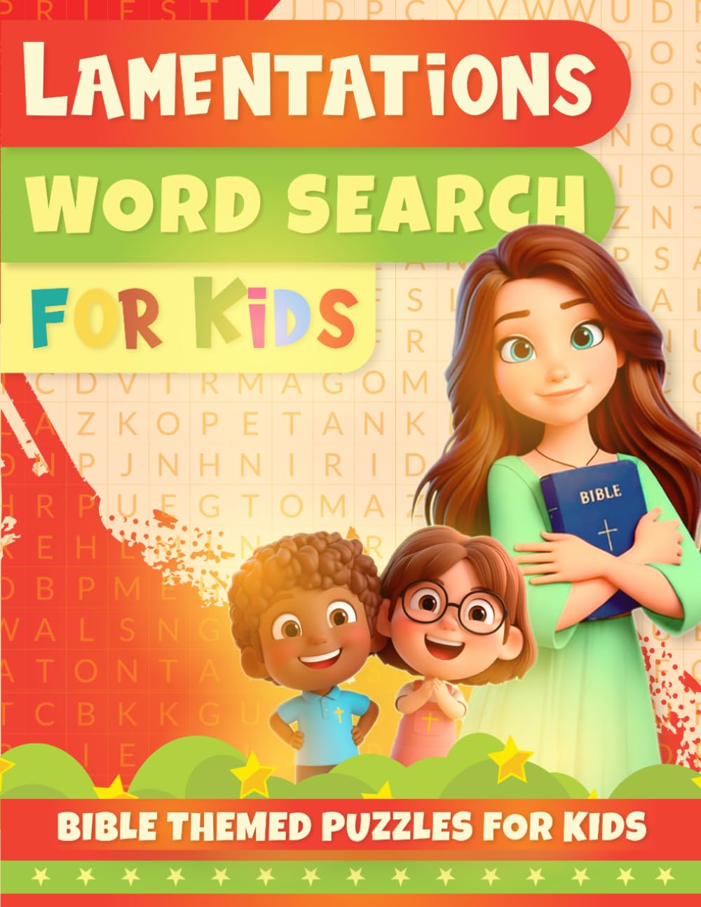 Lamentation Bible Book Word Search for Kids (Bible Word Search Series)