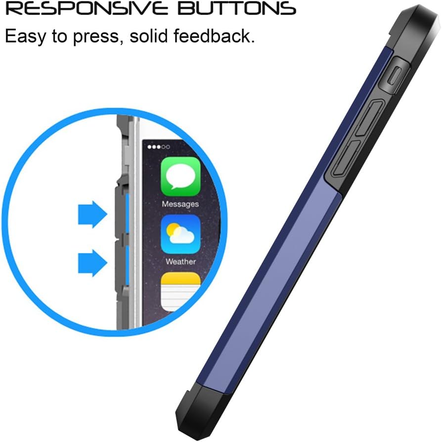LUVVITT Ultra Armor Case for iPhone SE (2020) / iPhone 7 / iPhone 8 with Dual Layer Heavy Duty Protection and Air Bounce Technology for Apple