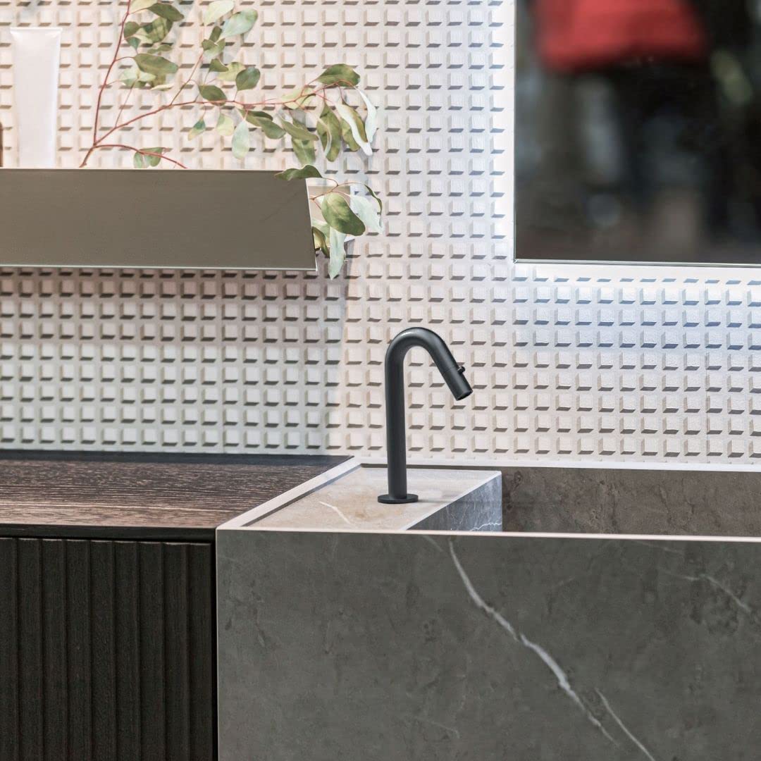Essebagno Indus robinet lave-mains eau froide gris gun métal