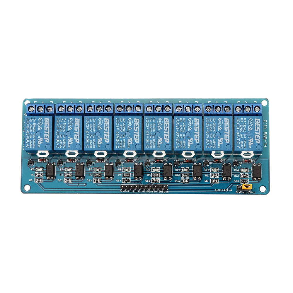 8 Canal 3.3 V Módulo De Relé Optoacoplador Controlador Relé Tablero De Control De Bajo Nivel para Arduino
