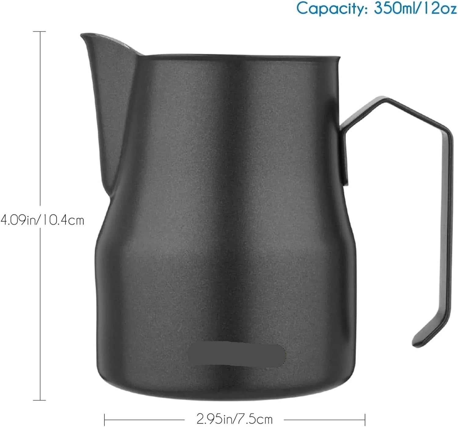 Steam kettle coffee foam milk cappuccino latte cup(Silver-450ml)