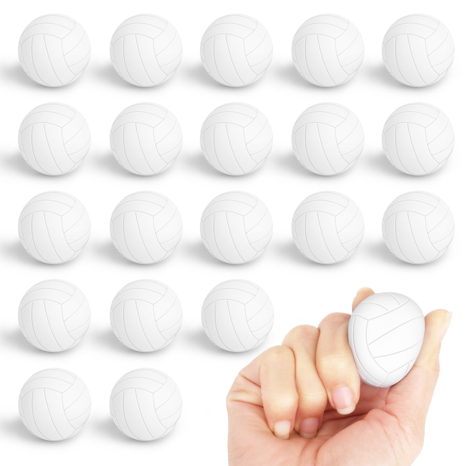 Amazon.com: Hxezoc Mini Volleyball Stress Balls 20 Packs