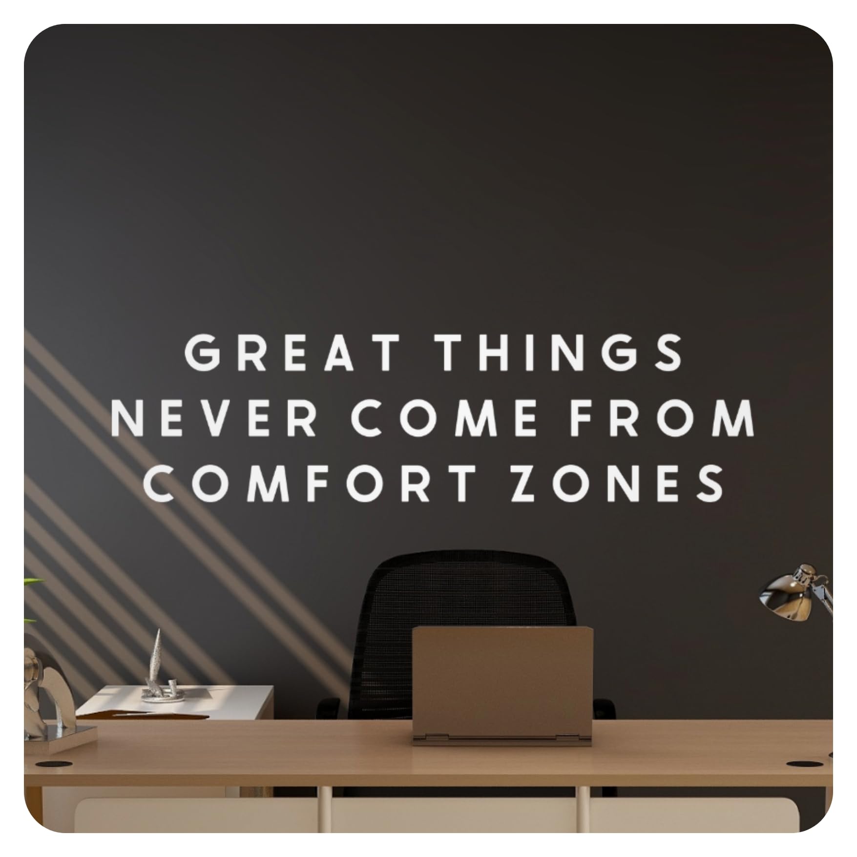 Sticker mural motivation pour salle de sport et bureau My Vinyl Story