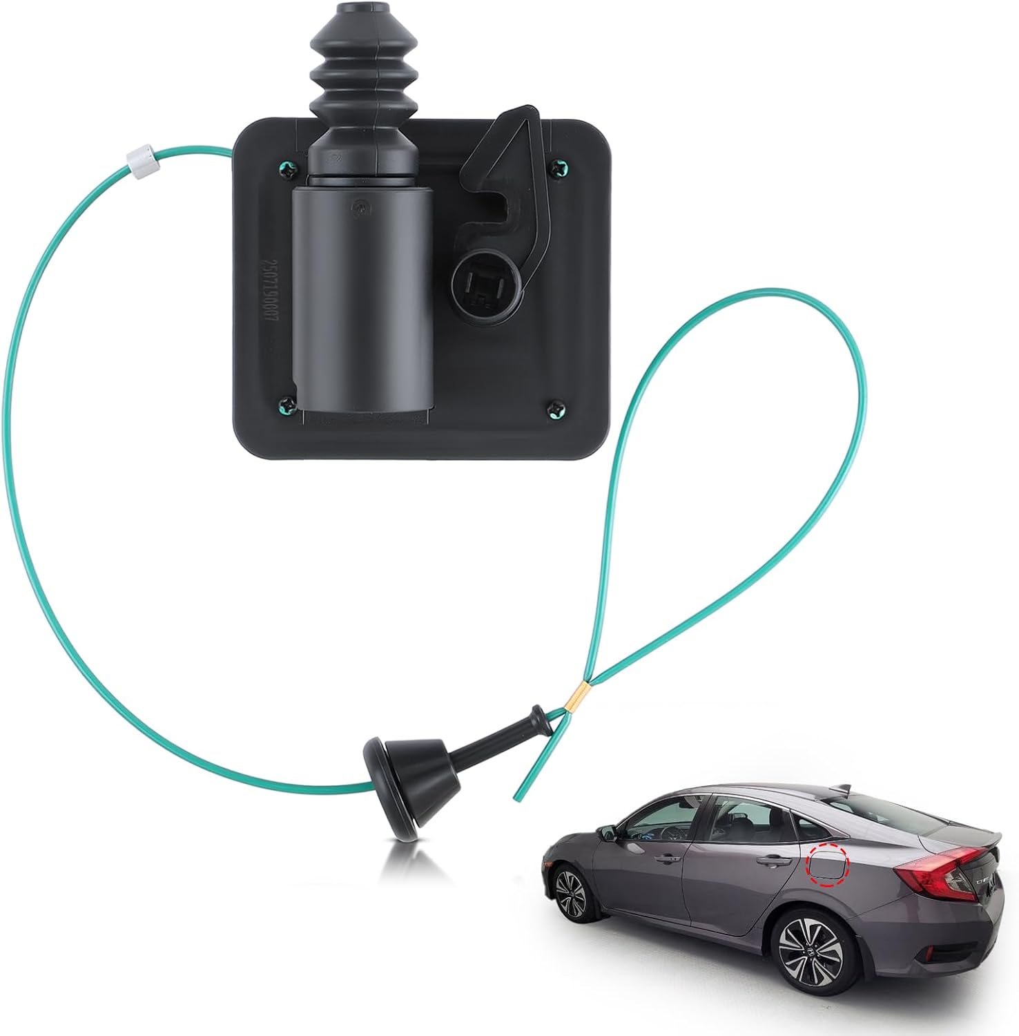Fuel Door Actuator Compatible with Honda Civic 2016 2017 2018 2019 2020 2021 Lid Gas Tank Actuator Replaces 74700TBAA02 74700-TBA-A02